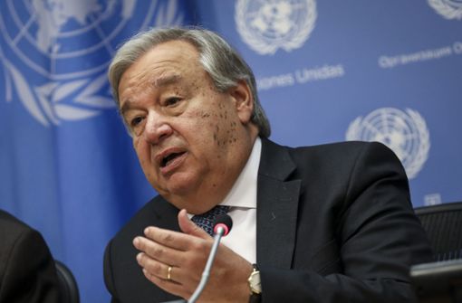 UN-Generalsekretär Antonio Guterred hat es mit den Mitgliedern nicht immer leicht. Foto: AFP/Drew Angerer