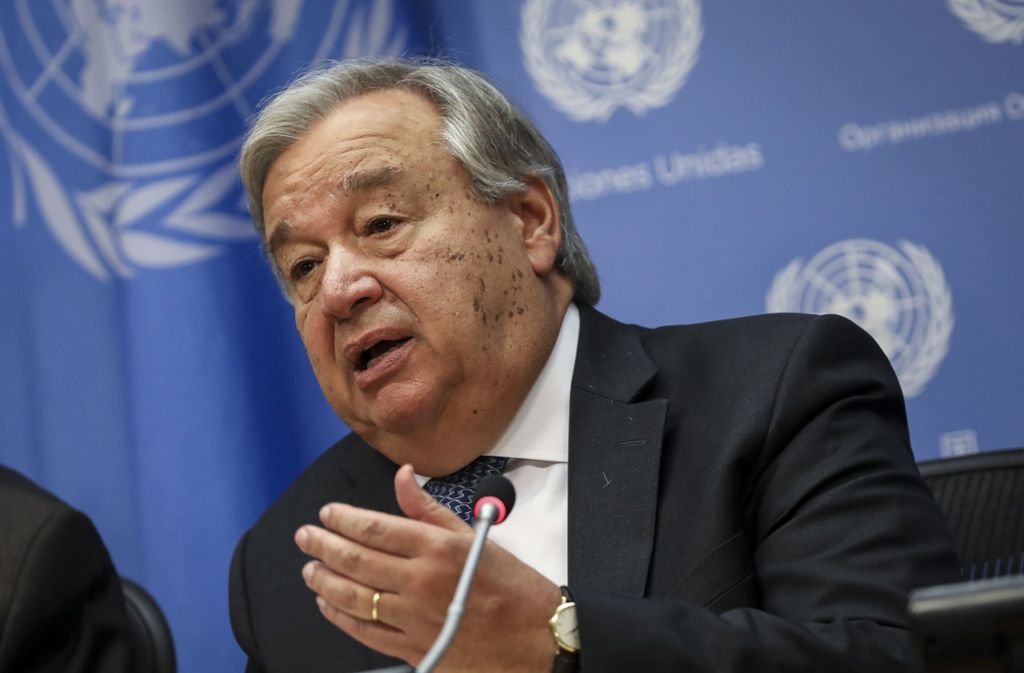 UN-Generalsekretär Antonio Guterred hat es mit den Mitgliedern nicht immer leicht. Foto: AFP/Drew Angerer