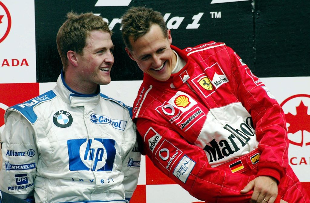 Immer wieder stand Ralf Schumacher gemeinsam mit seinem Bruder Michael auf dem Siegerpodest.