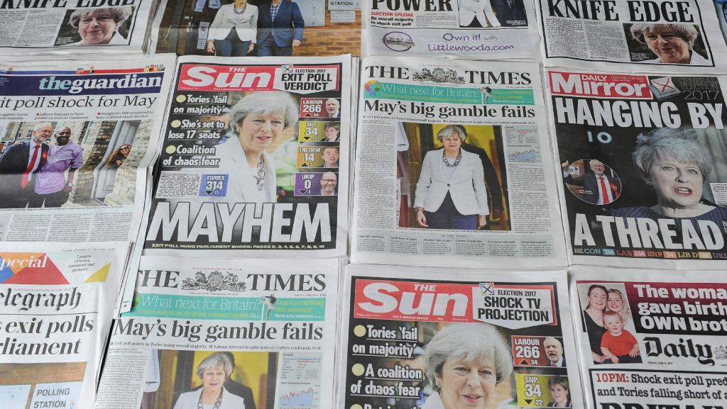 Pressestimmen zur Wahl in Großbritannien: „May hat einen spektakulären Fehler begangen“