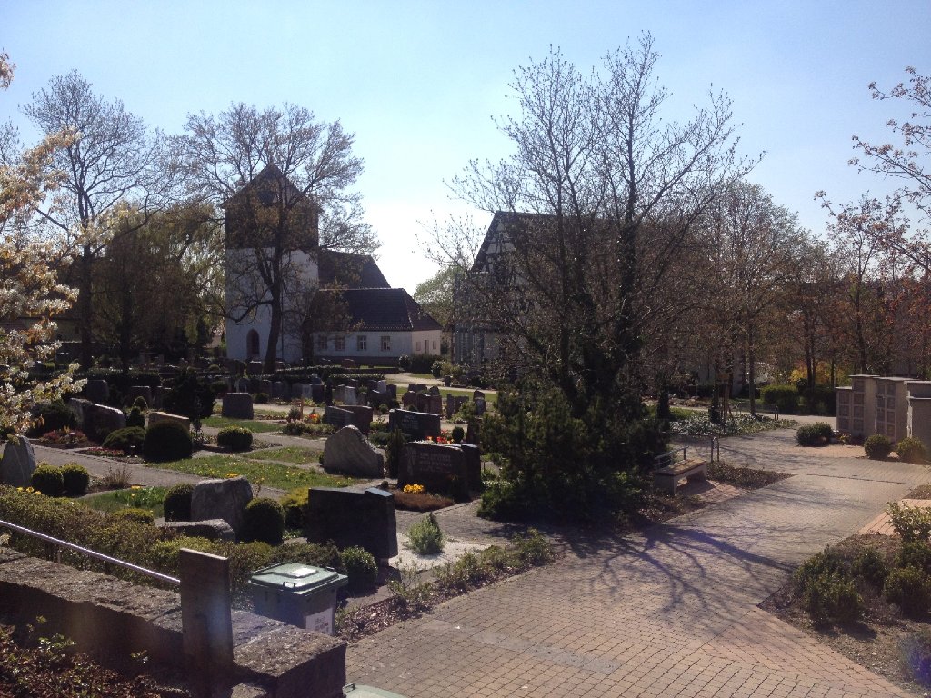 Friolzheimer Friedhof, hier soll das Kriegsdenkmal hinkommen.