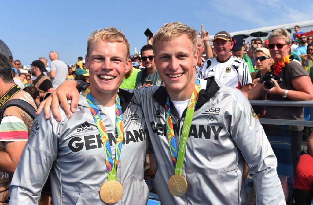 Max Rendschmidt und Marcus Groß haben den deutschen Rennkanuten das zweite Gold in Rio gesichert.