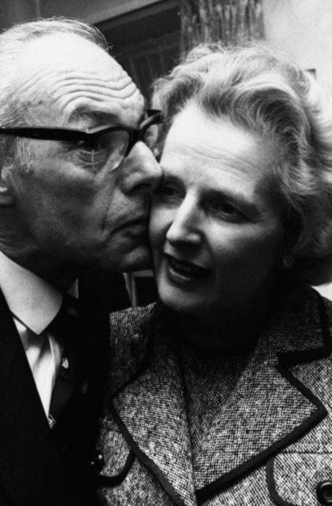 Margaret Thatcher mit ihrem Ehemann Denis