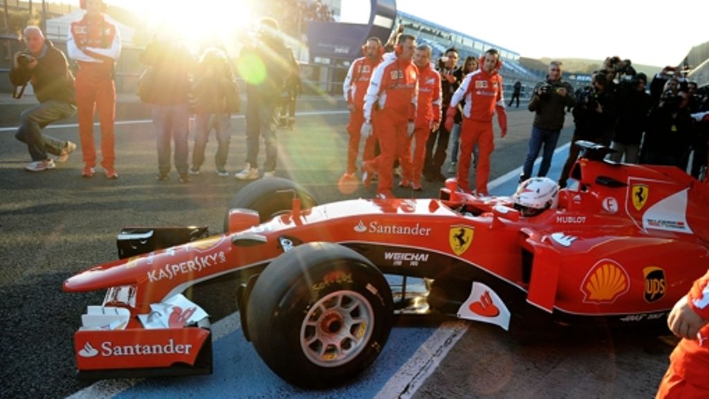 Formel 1 in Jerez: Ferrari-Pilot Vettel läutet Testphase ein