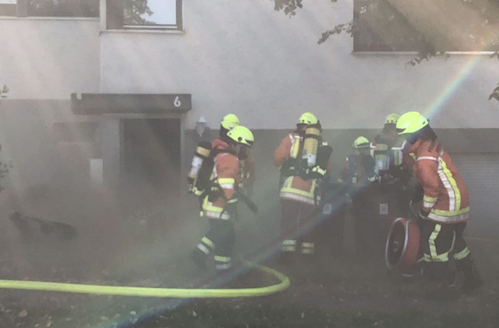 In einem Mehrfamilienhaus in Wernau hat es am Mittwochnachmittag gebrannt.