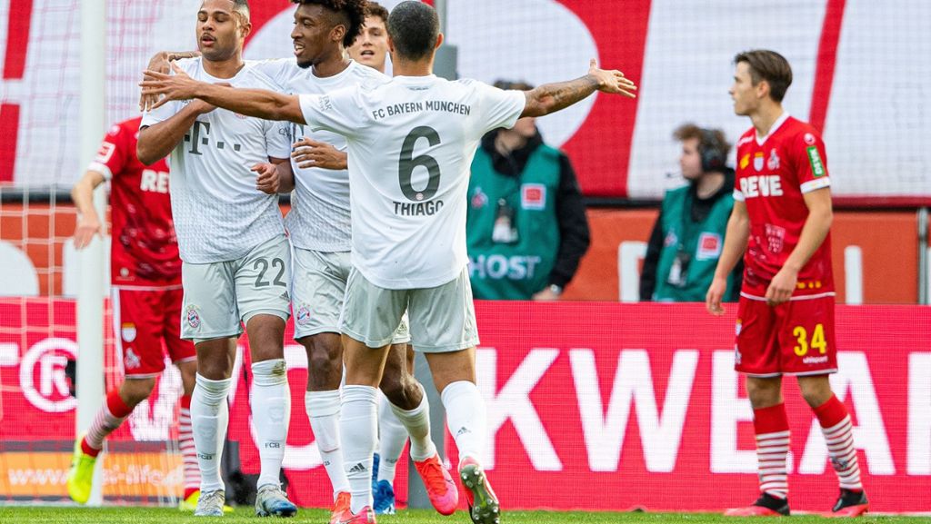 Fußball-Bundesliga: FC Bayern überrennt den 1. FC Köln in den Anfangsminuten