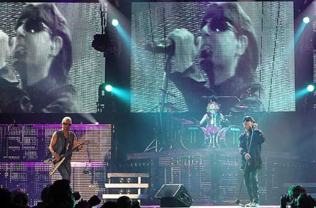 Die legendäre deutsche Rock-Band Scorpions startet in Leipzig mit der "Get your sting and Blackout"-Tour ihre definitiv letzte Welttournee.