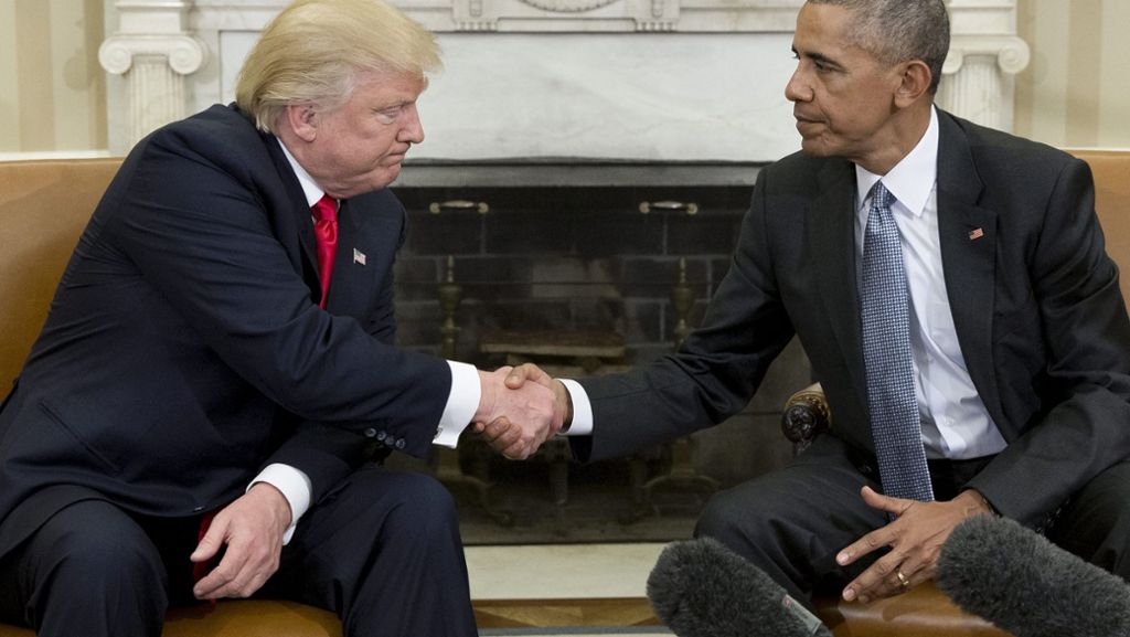 US-Wahl: Obama trifft Trump im Weißen Haus