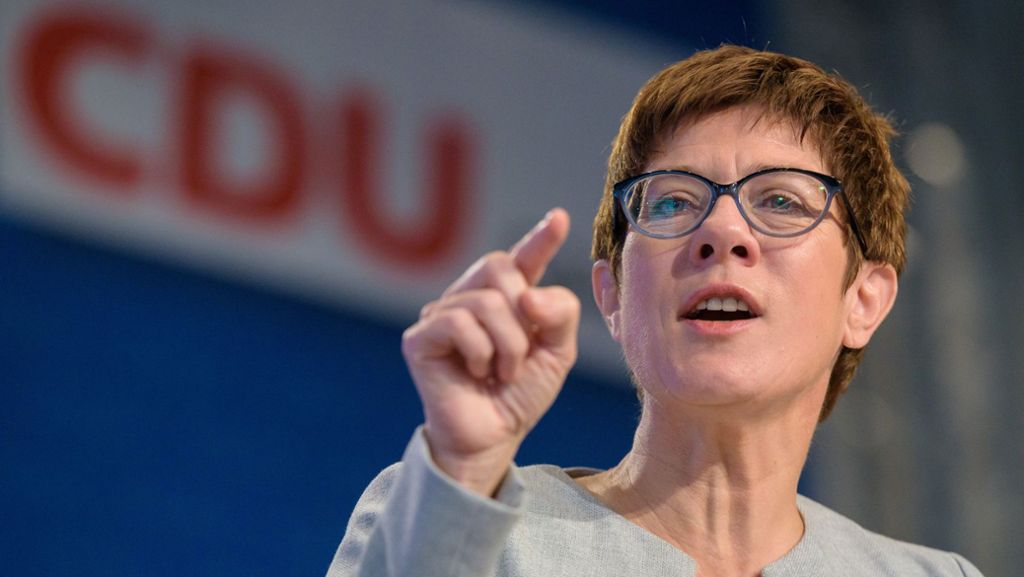 Große Koalition: Merkel will Kramp-Karrenbauer als neue Generalsekretärin