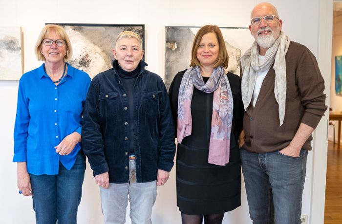 Vier Kunstschaffende stellen in  Burg Kalteneck aus