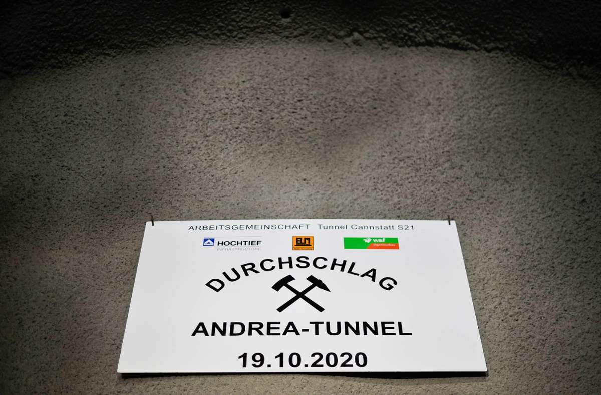Der Tunnel ist nach Bezirksvorsteher Andrea Klöber benannt.