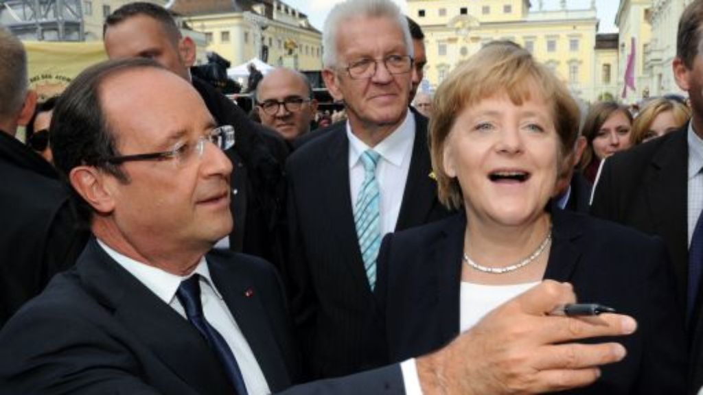 Merkel und Hollande in Ludwigsburg: Wir bilden das Herz Europas
