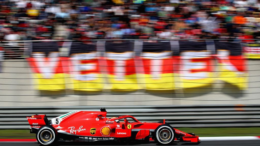  Sebastian Vettel verpasste am Sonntag seinen dritten Formel-1-Sieg nacheinander. Er fuhr in Shanghai nur auf Platz acht. 