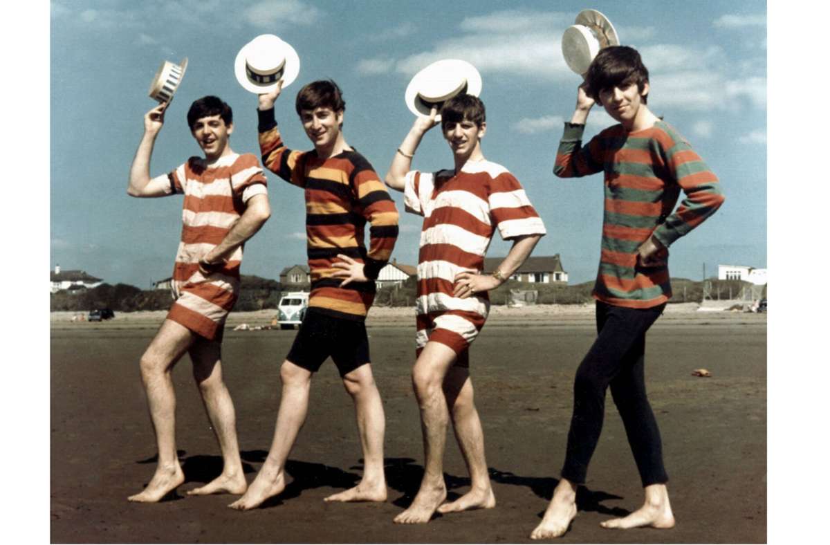1966: Die Beatles am Strand