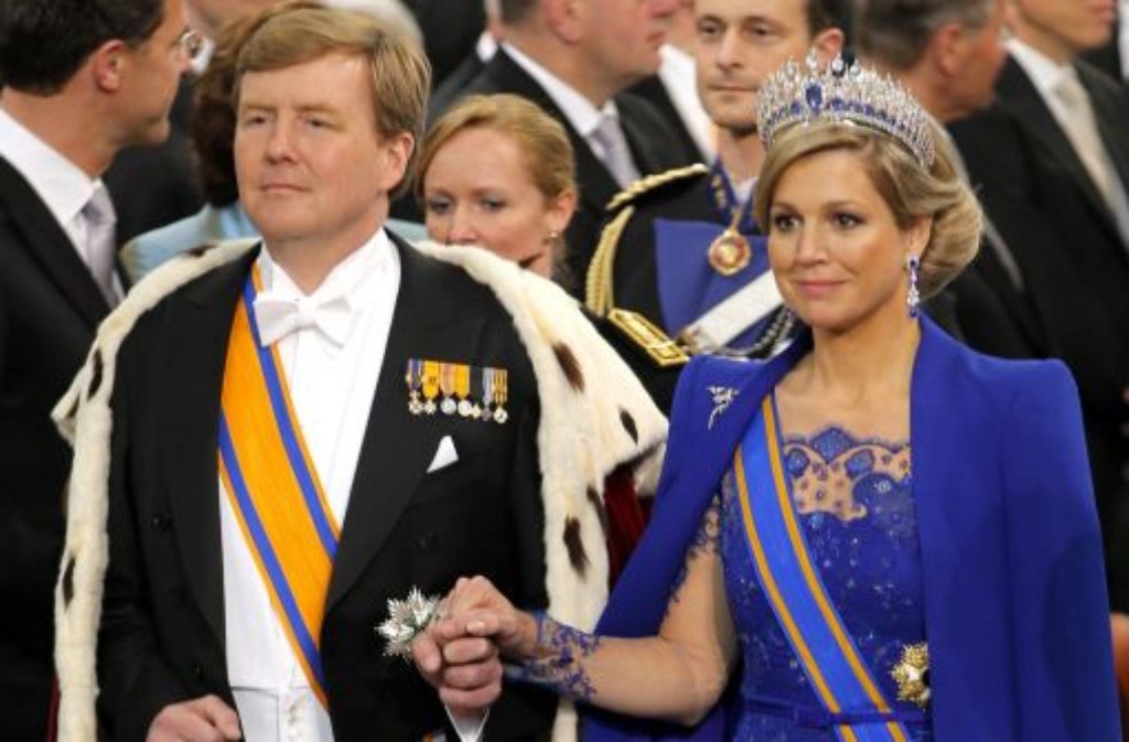 Die Echten: Willem-Alexander und Máxima am Krönungstag 2013.