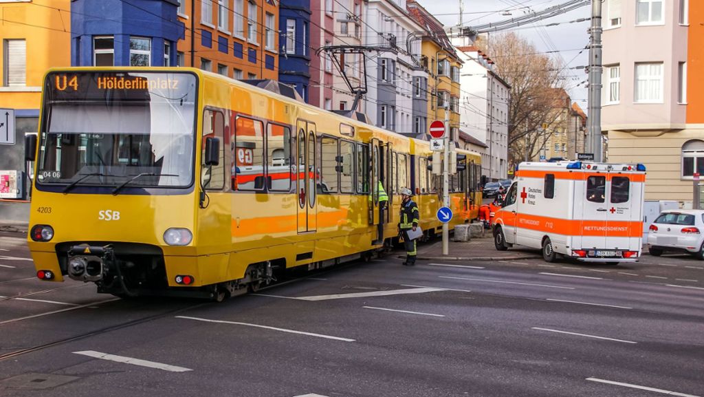 Stadtbahnunfall in Stuttgart: Radler gegen Stadtbahn – zu viel Leichtsinn im Spiel?