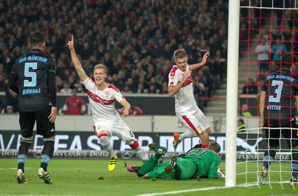 Der VfB Stuttgart hat sein Heimspiel gegen 1860 München mit 2:1 gewonnen.