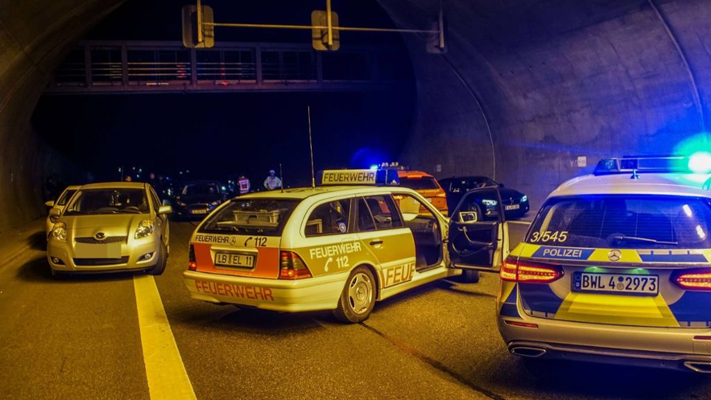 A81 in Stuttgart: Ursache für Pkw-Brand in Engelbergtunnel geklärt