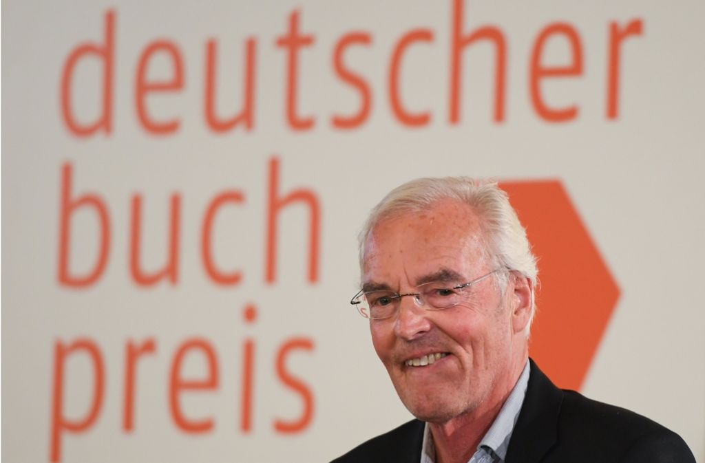 Ein glücklicher Gewinner: Bodo Kirchhoff bei der Preisverleihung in Frankfurt Foto: dpa