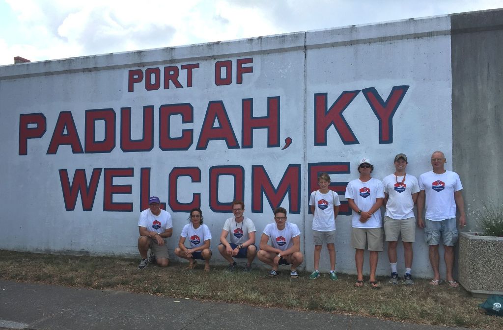 Nach 34 Tagen und 1049 Kilometern ist das Ziel der Odyssee, Paducah im US-Bundesstaat Kentucky, erreicht.