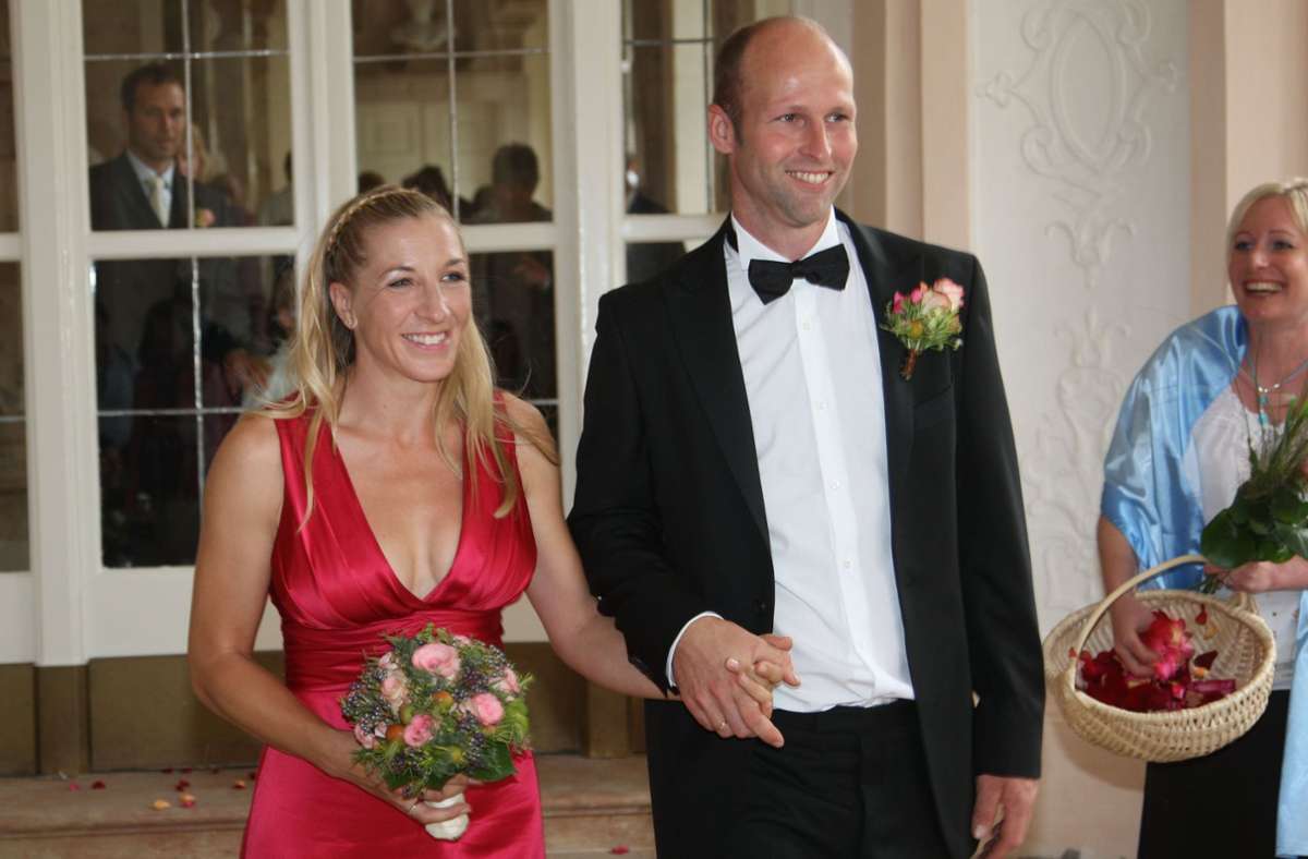 Eis bleibt Eis: Die ehemalige deutsche Eisschnellläuferin Anni Friesinger-Postma ist seit vielen Jahren mit dem ehemaligen niederländischen Eisschnellläufer Ids Postma verheiratet.