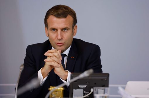 Frankreichs Präsident Macron ist vorsichtig optimistisch. (Archivbild) Foto: AFP