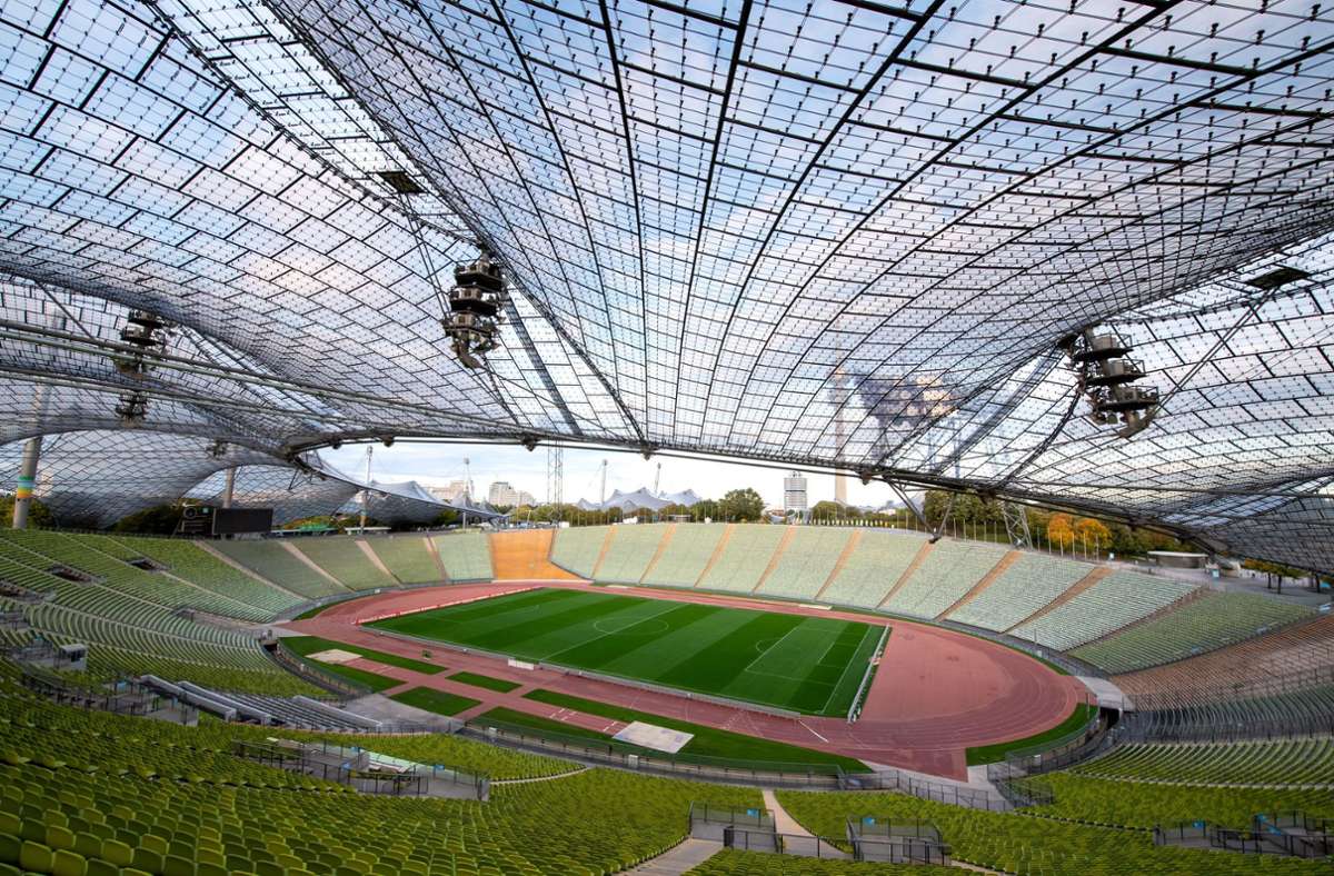 Monument aus einer vergangenen Fußball-Ära: das Olympiastadion in München