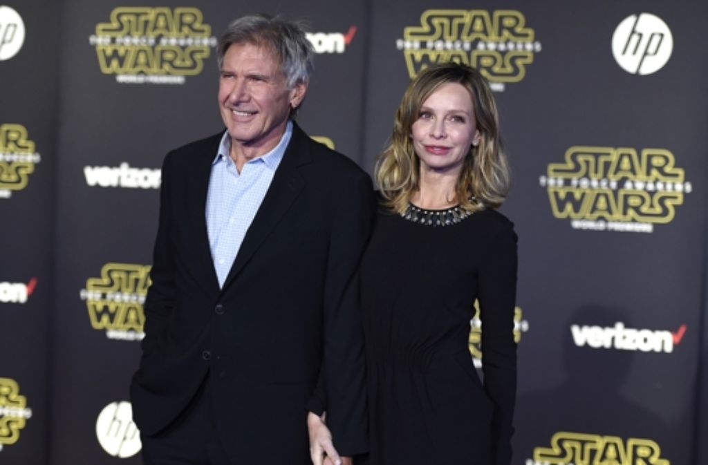 Harrison Ford und Calista Flockhart bei der Premiere.