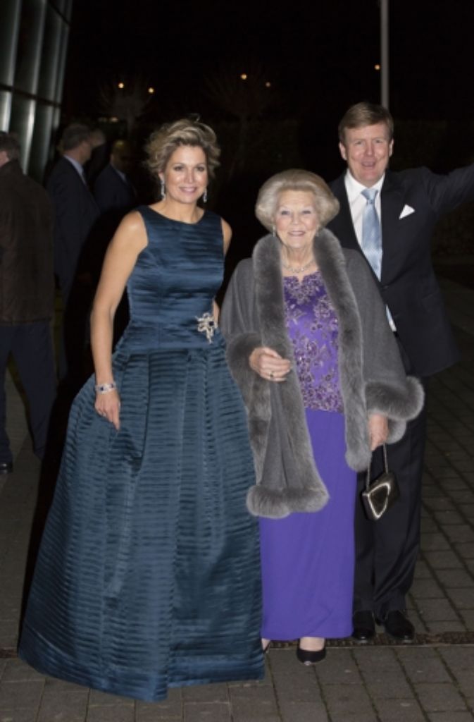 Von links: Königin Maxima, Prinzessin Beatrix und König Willem-Alexander