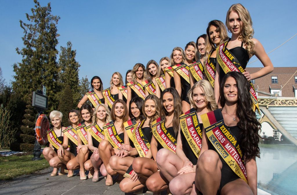 Diese 21 junge Frauen treten in diesem Jahr zur Wahl der „Miss Germany“ an.