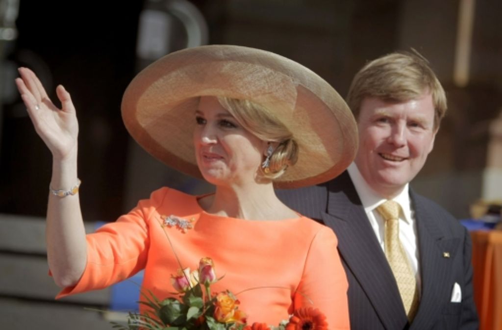 Der Besuch von Maxima und Willem-Alexander Foto: dpa