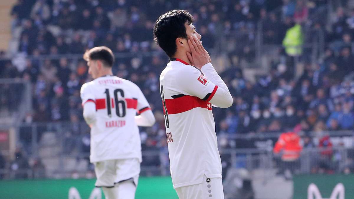 VfB Stuttgart bei Arminia Bielefeld: Überlegener VfB kommt über Unentschieden nicht hinaus