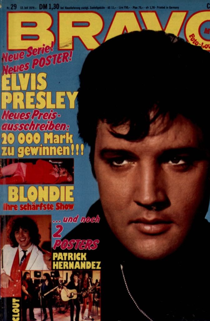 1979: US-Rock ’n’ Roll-Superstar Elvis Presley.