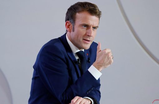 Macron hat den Unmut vieler Bürgerinnen und Bürger auf sich gezogen mit seiner jüngsten Provokation. Foto: AFP/Ludovic Marin