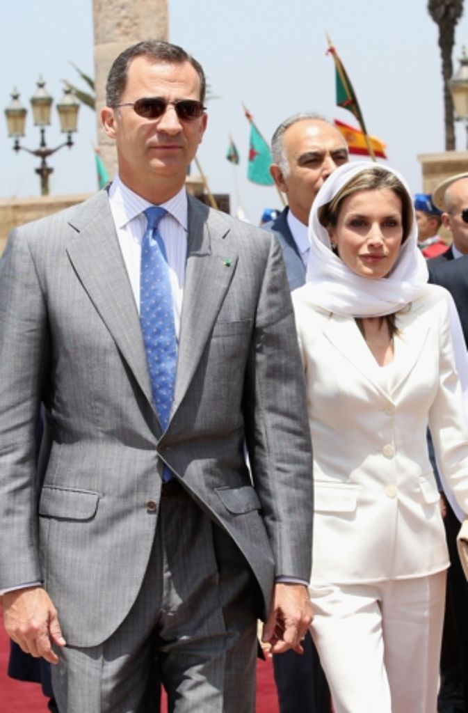 Juli 2014: Letizia und Felipe auf Antrittsbesuch in Marokko