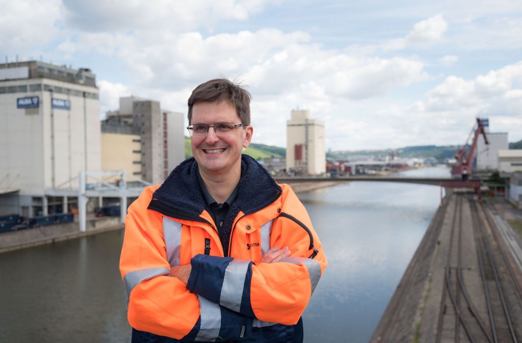Carsten Strähle, Geschäftsführer der Hafen GmbH, kann sich über satte Gewinne freuen.