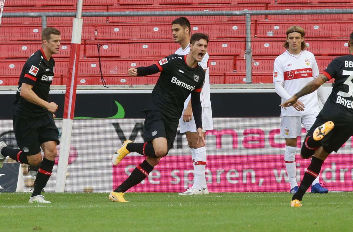 Patrik Schick schockte den VfB mit seinem frühen Führungstreffer in der 7. Spielminute.