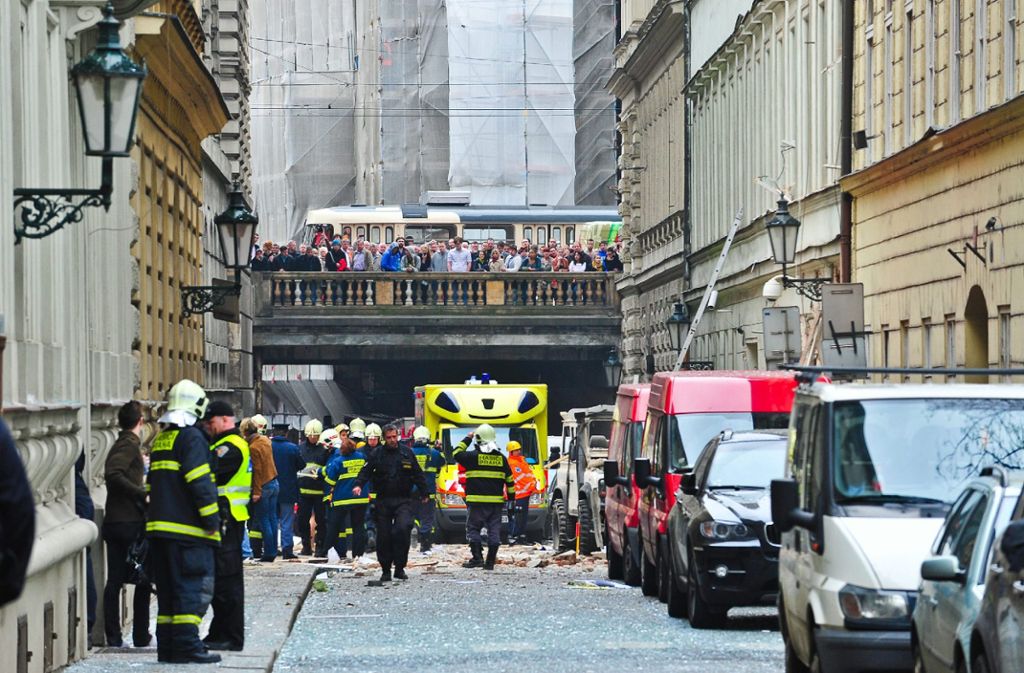In Prag hat es eine schwere Explosion gegeben.