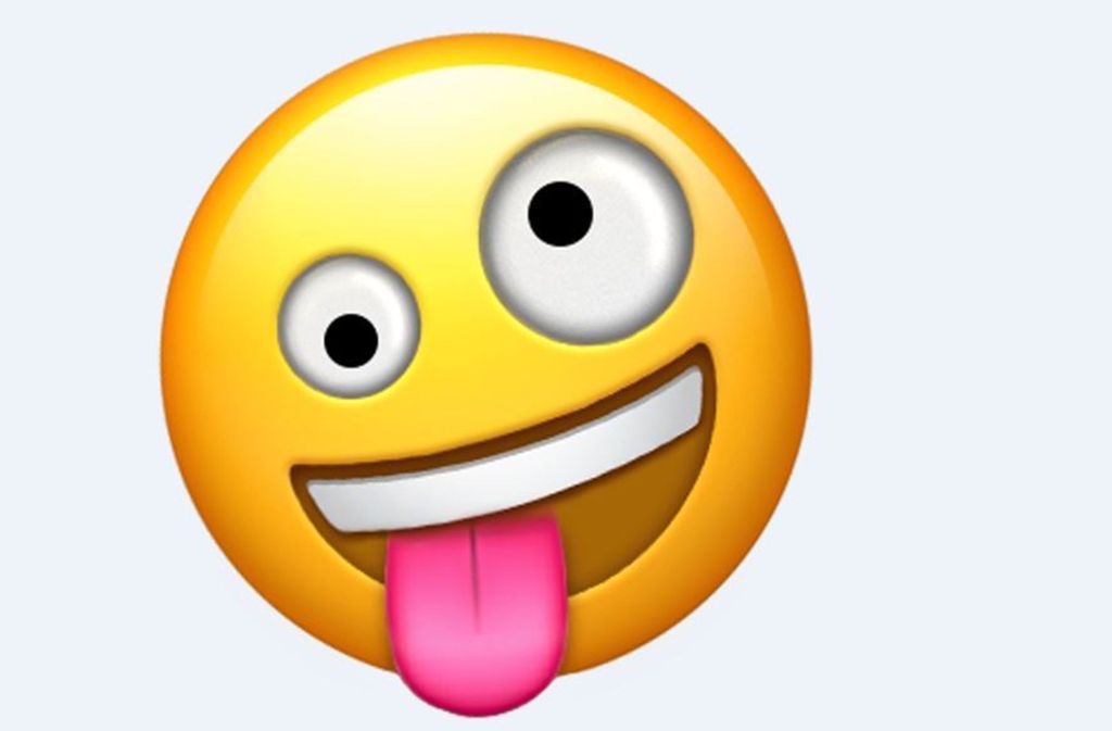 Emojis zeigen zudem neue Gesichtsausdrücke: Ob verrückt, ...