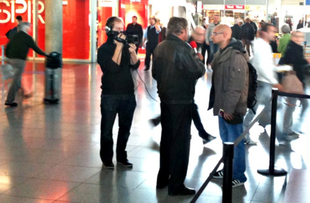 Für die zwölfte Folge von "Bruno sieht rot" haben wir am Flughafen Stuttgart gedreht.