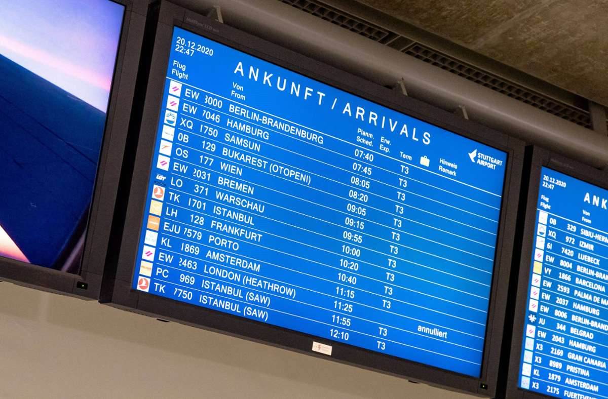Vorerst gibt es keinen Flugverkehr mehr zwischen Stuttgart und London.