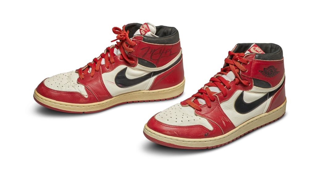 Treter von Michael Jordan: Schuhe von Basketball-Legende für über 500.000 Dollar versteigert