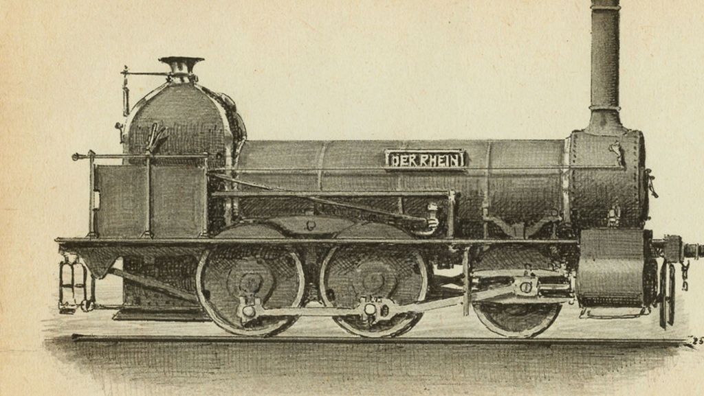  Vor 166 Jahren versank eine Lokomotive im Rhein bei Germersheim. Ein Experten-Trio hat sie aufgespürt. 