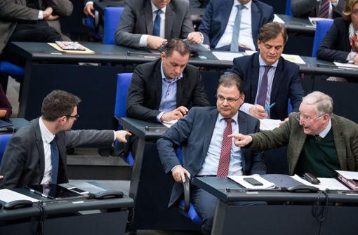 Erstmals wurde im Bundestag über den globalen Migrationspakt debattiert. Dabei wurde heftig gestritten. Foto: dpa
