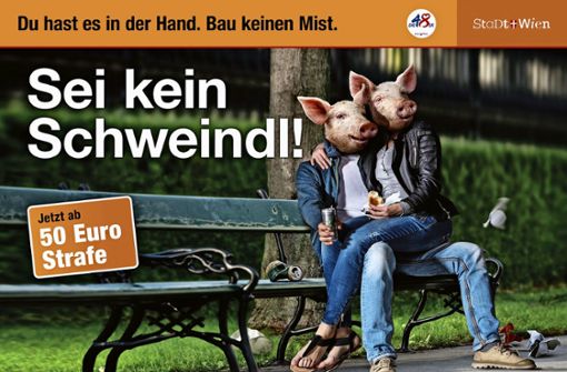 Strafen schon ab 50 Euro: Mit der Sprache der Werbung werden in Wien Sanktionen angedroht. Foto: Stadt Wien