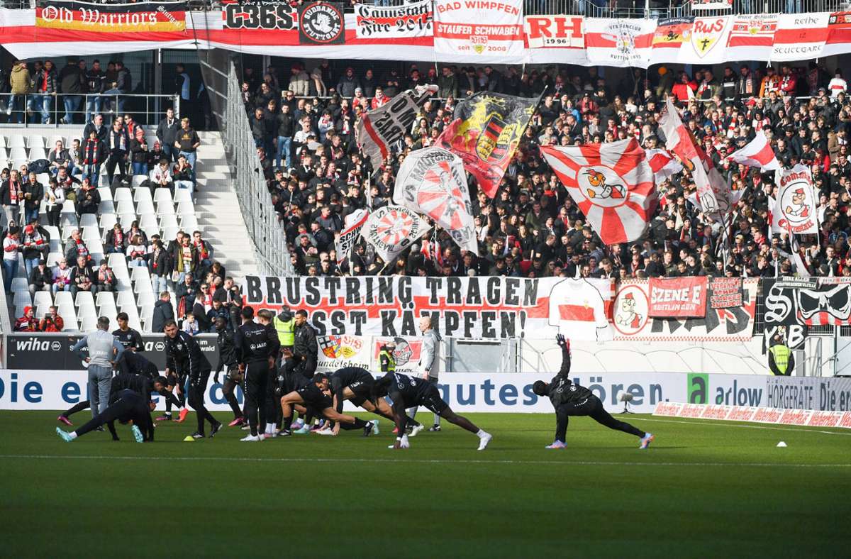 20. Spieltag: SC Freiburg 2:1 VfB Stuttgart – 3.500 Auswärtsfans