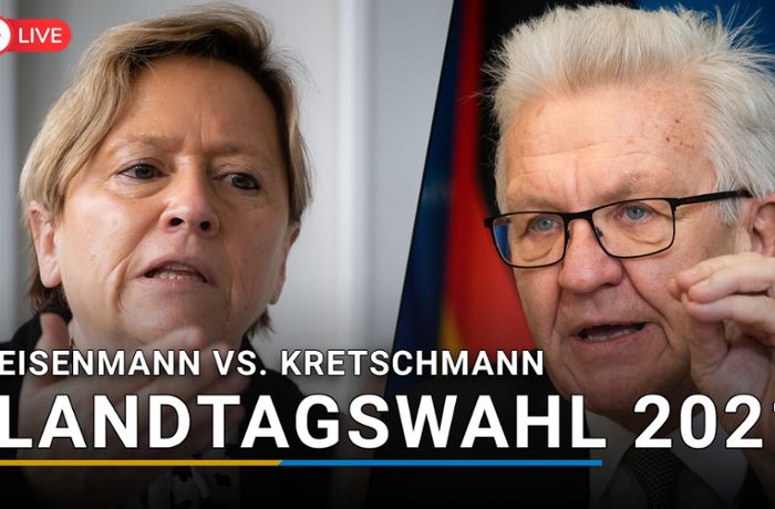 Landtagswahl Baden-Württemberg: So lief das Duell zwischen Kretschmann und Eisenmann