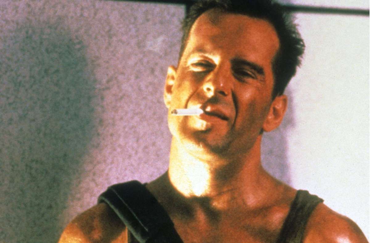 Bruce Willis in seiner Paraderolle – als Polizist John McClane im ersten Teil von „Stirb Langsam“.
