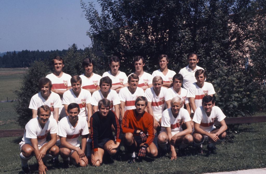 Fototermin am Hang: der VfB vor der Saison 1970/1971.