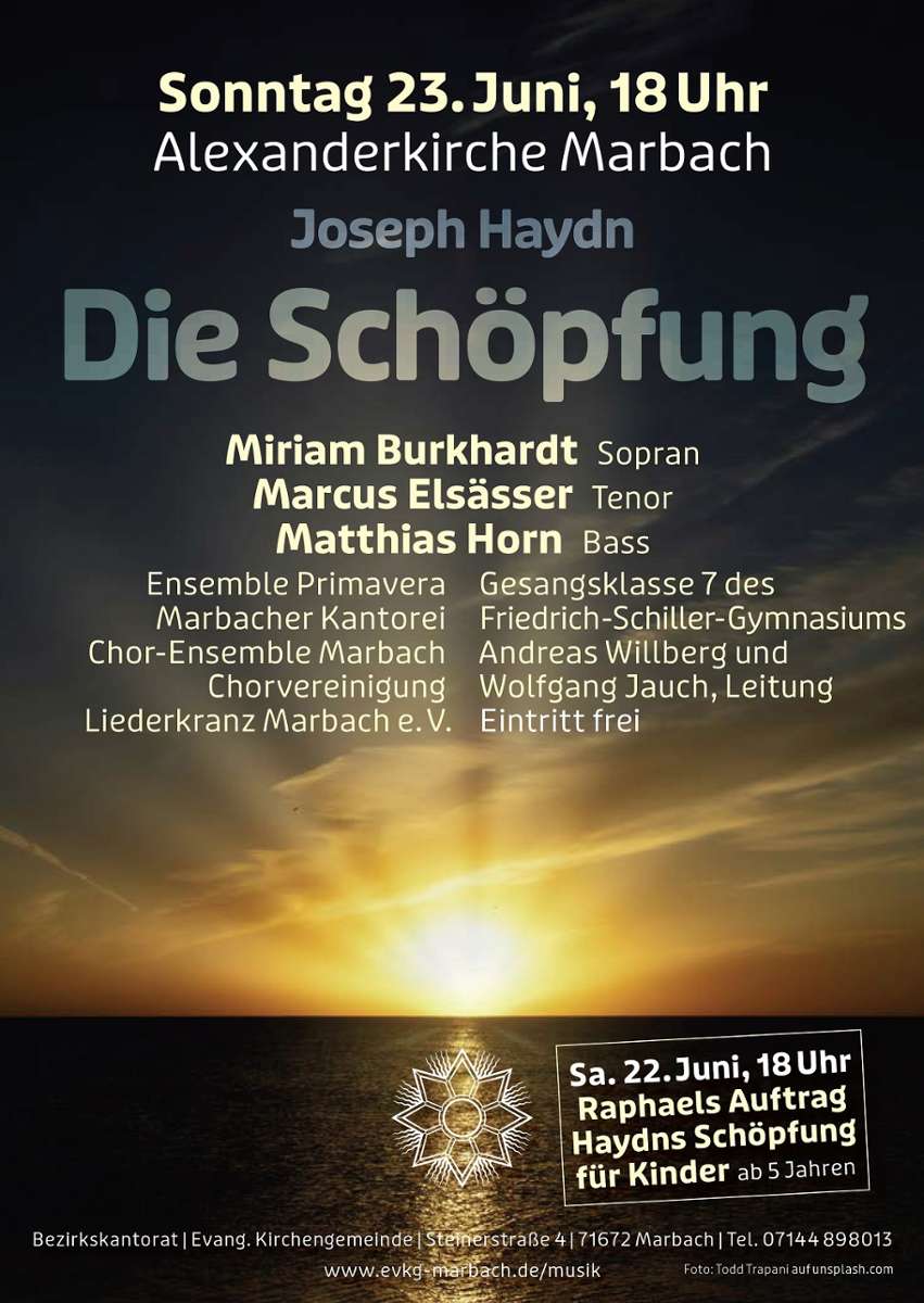 Die "Schöpfung" wird am 22. und 23. Juni in der Alexanderkirche aufgeführt.